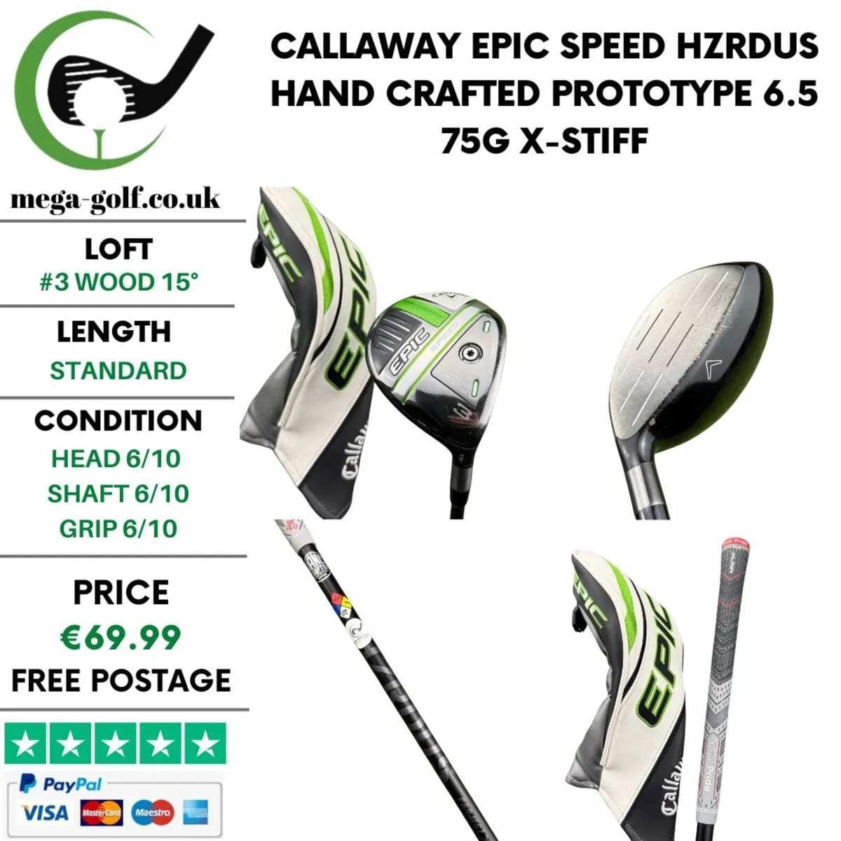 Callaway Epic Speed *Rattle In Head* #3 Wood 15° - Image 1