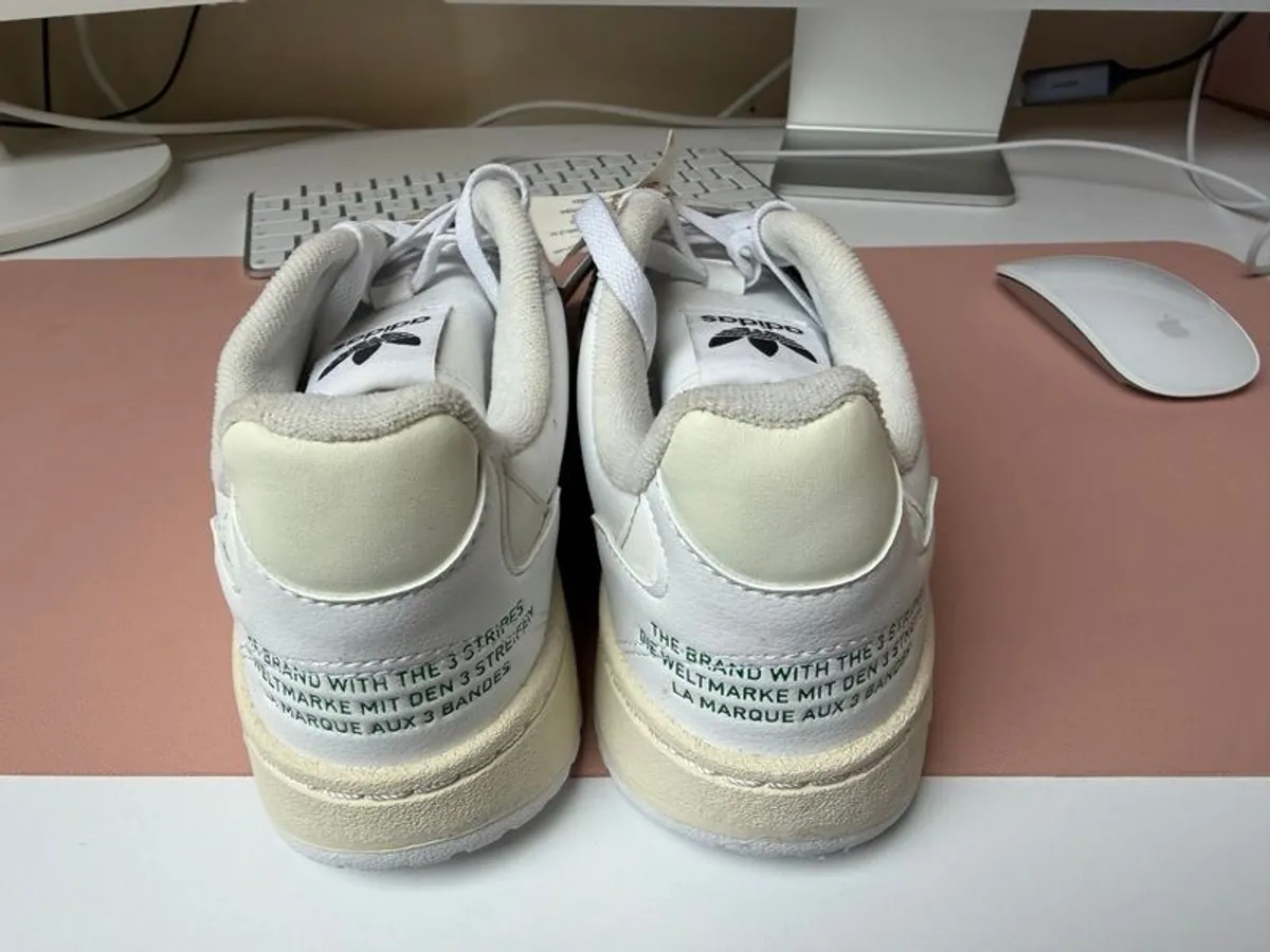Adidas Originals White Multicolour Stripe Trainers HQ9420 UK 5 EU 38 New With Tags - Image 3