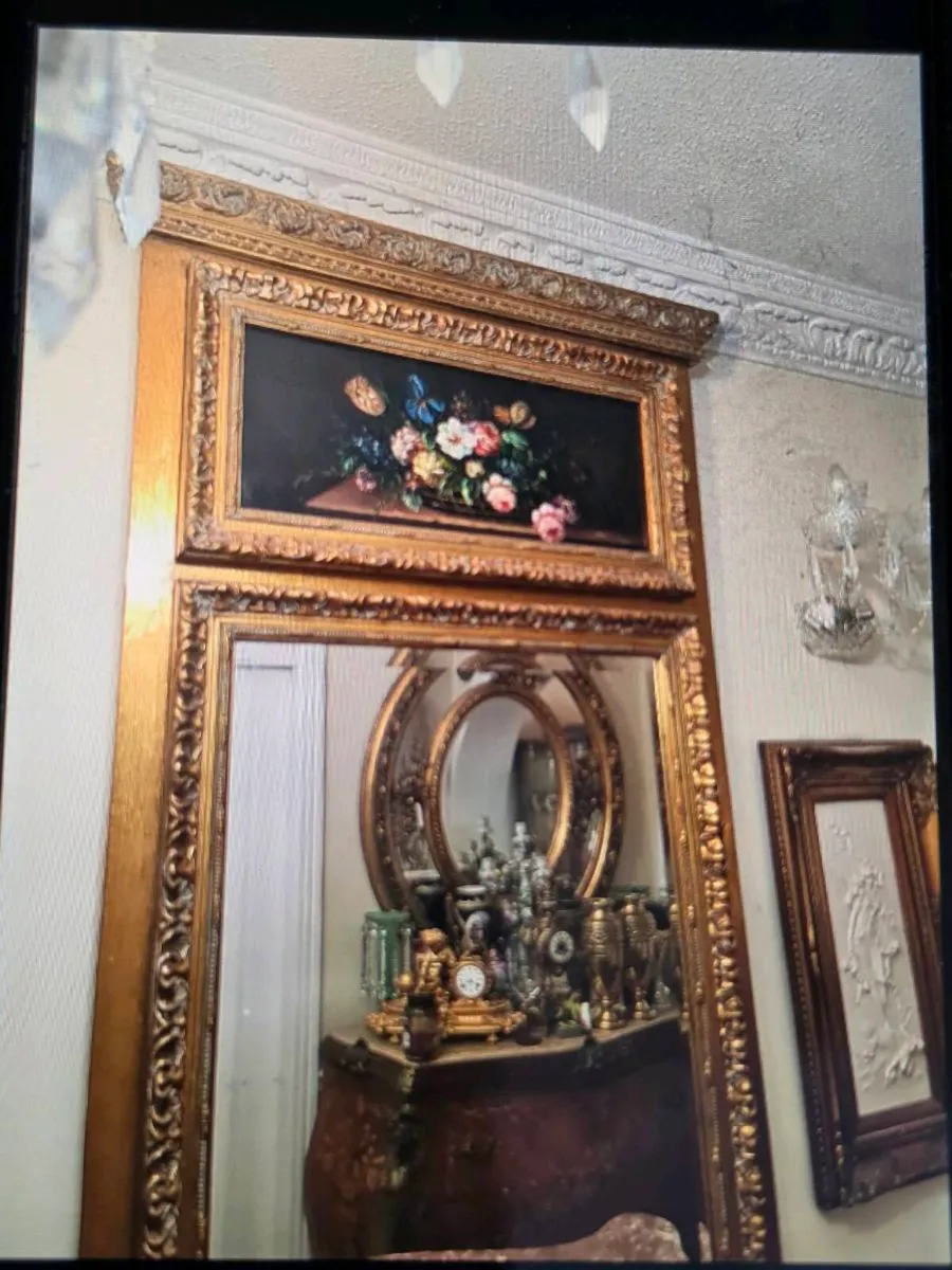 Very large french pier mirror - Image 2