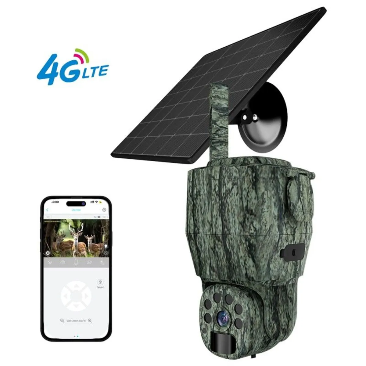 PTZ 360 4G LTE Trail Camera – HD Live Stream & 2K - Image 1