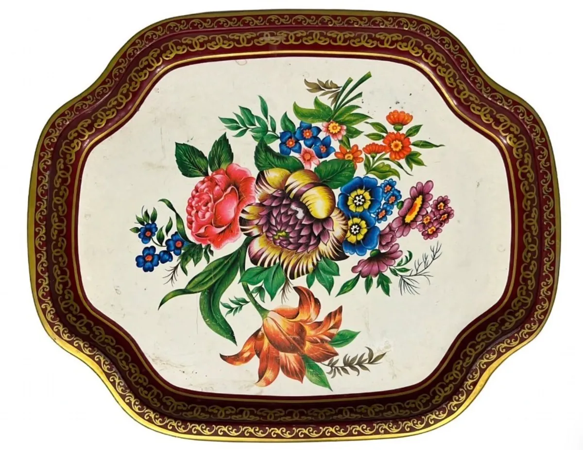 1960s Baret Ware retro serving tray - Image 1