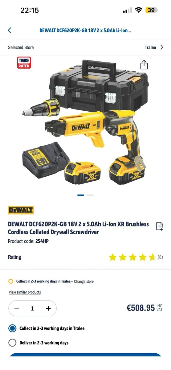 Dewalt DCF620P2K - Image 2