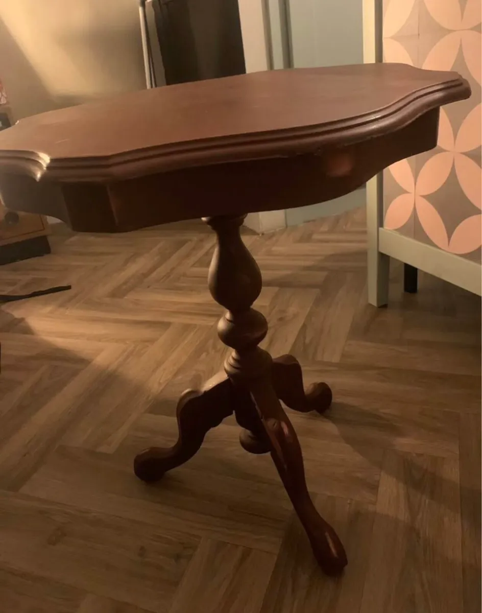 Burgundy Occasional Table - Image 1