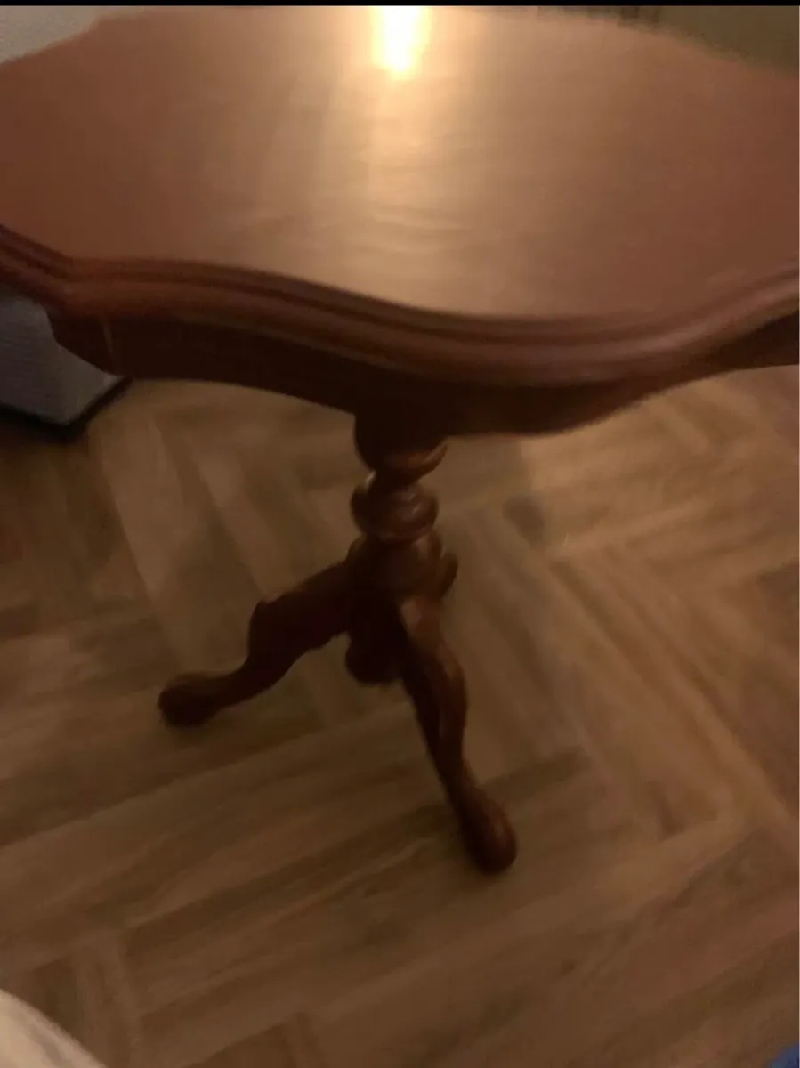 Burgundy Occasional Table - Image 4