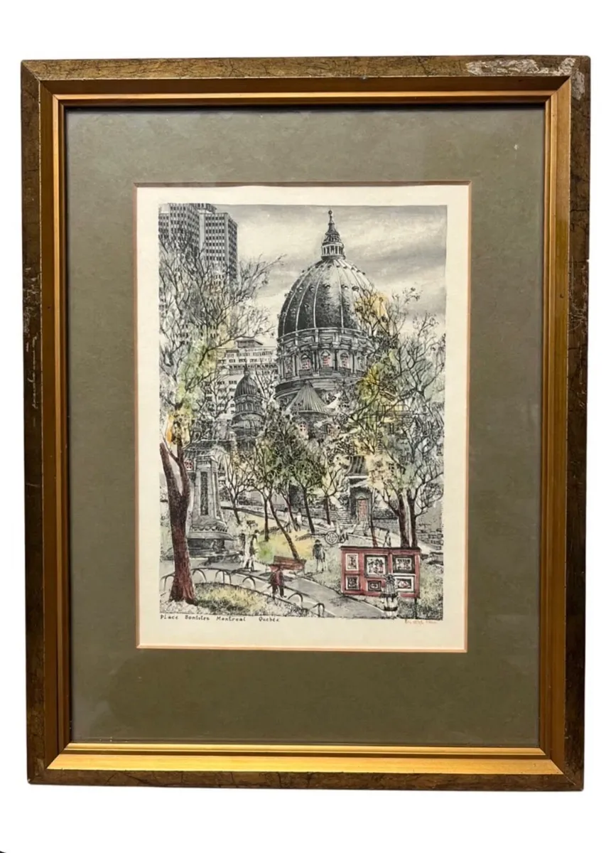 1970s etchings - set of three - Image 4