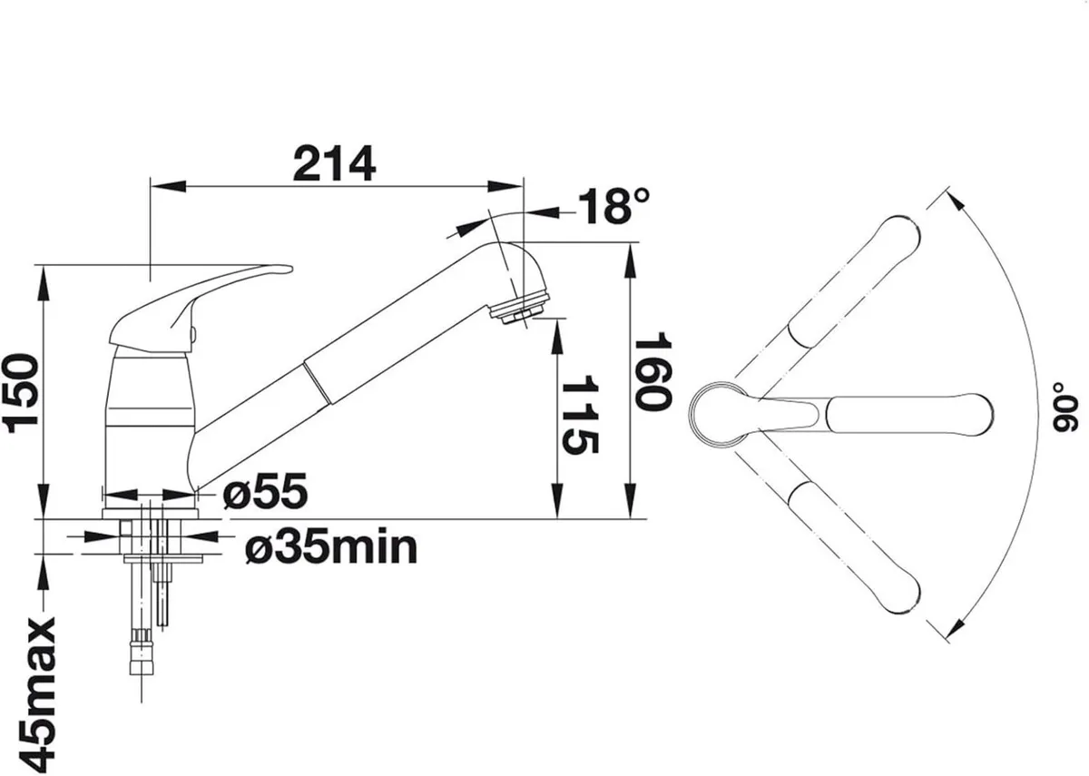 Daras-S High-Pressure Kitchen Tap Compact - Image 4