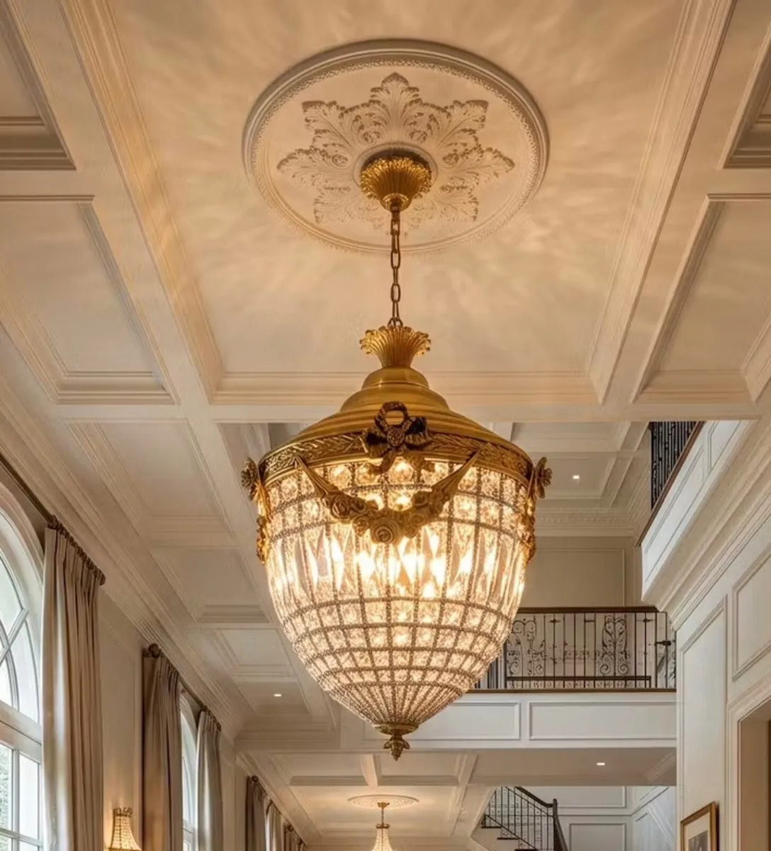 Large acorn shaped light