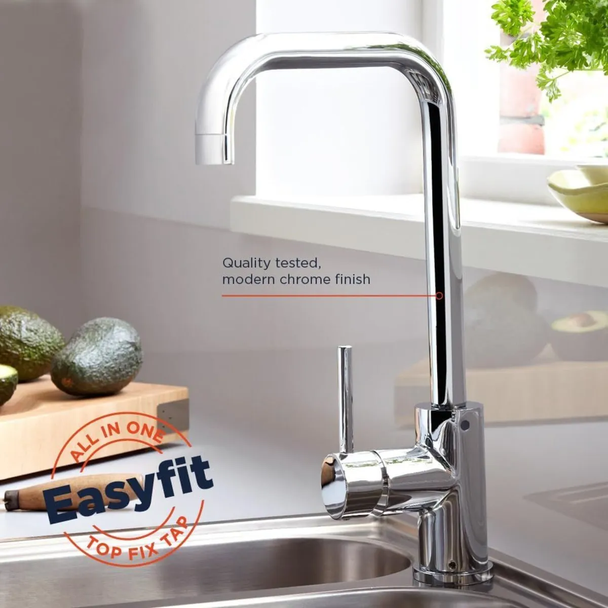 Kitchen Tap Chrome Lmn Efsnk C - Image 3