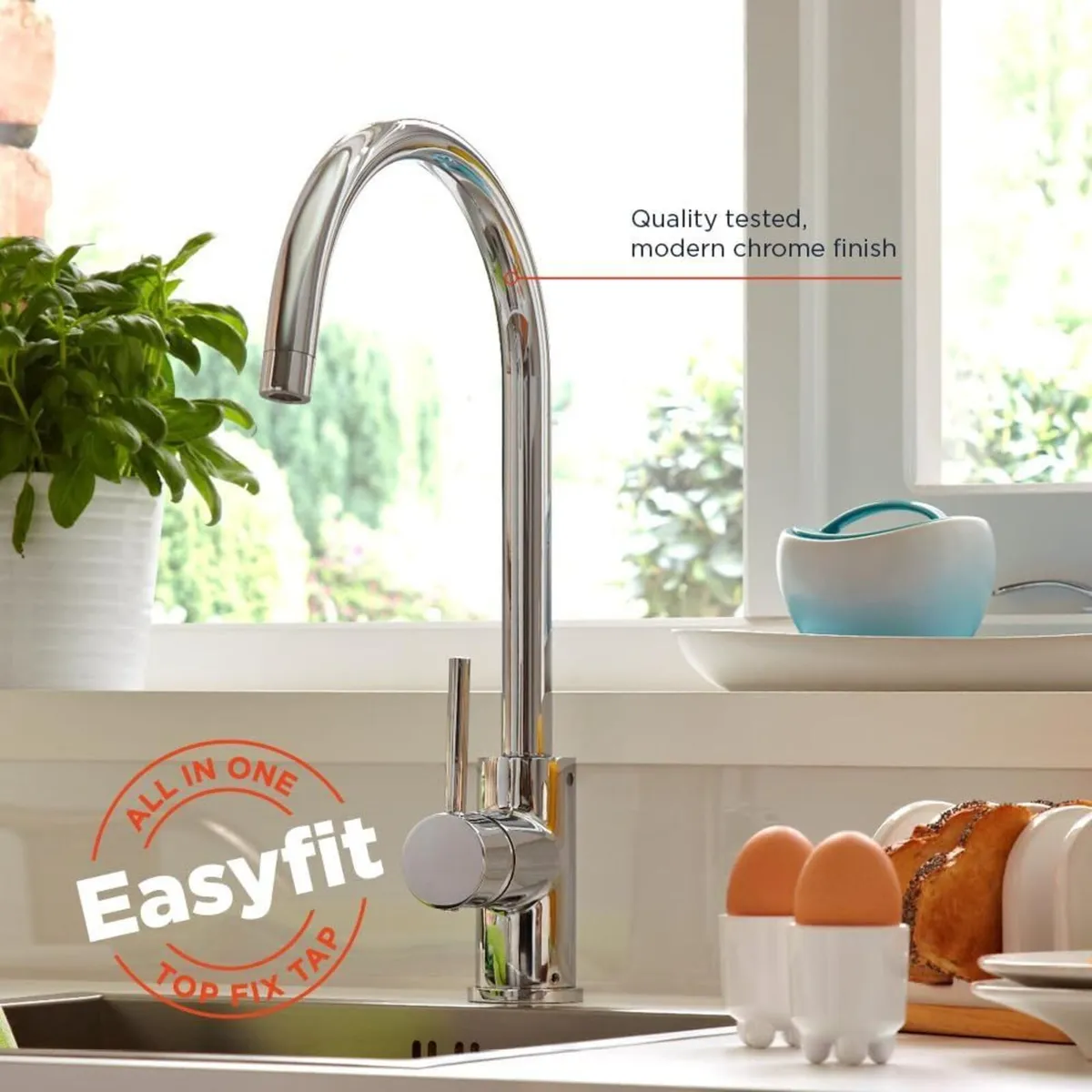 Kitchen Tap Chrome Pst Efsnk C - Image 2