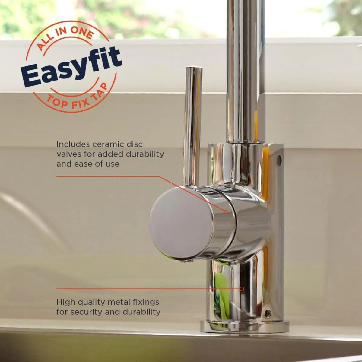 Kitchen Tap Chrome Pst Efsnk C - Image 3