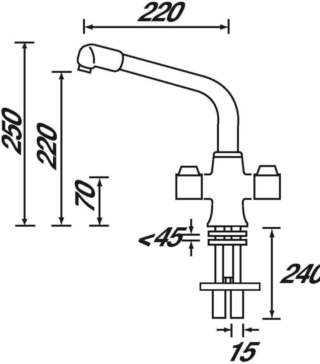 Kitchen Tap Mh Snk Ef - Image 2