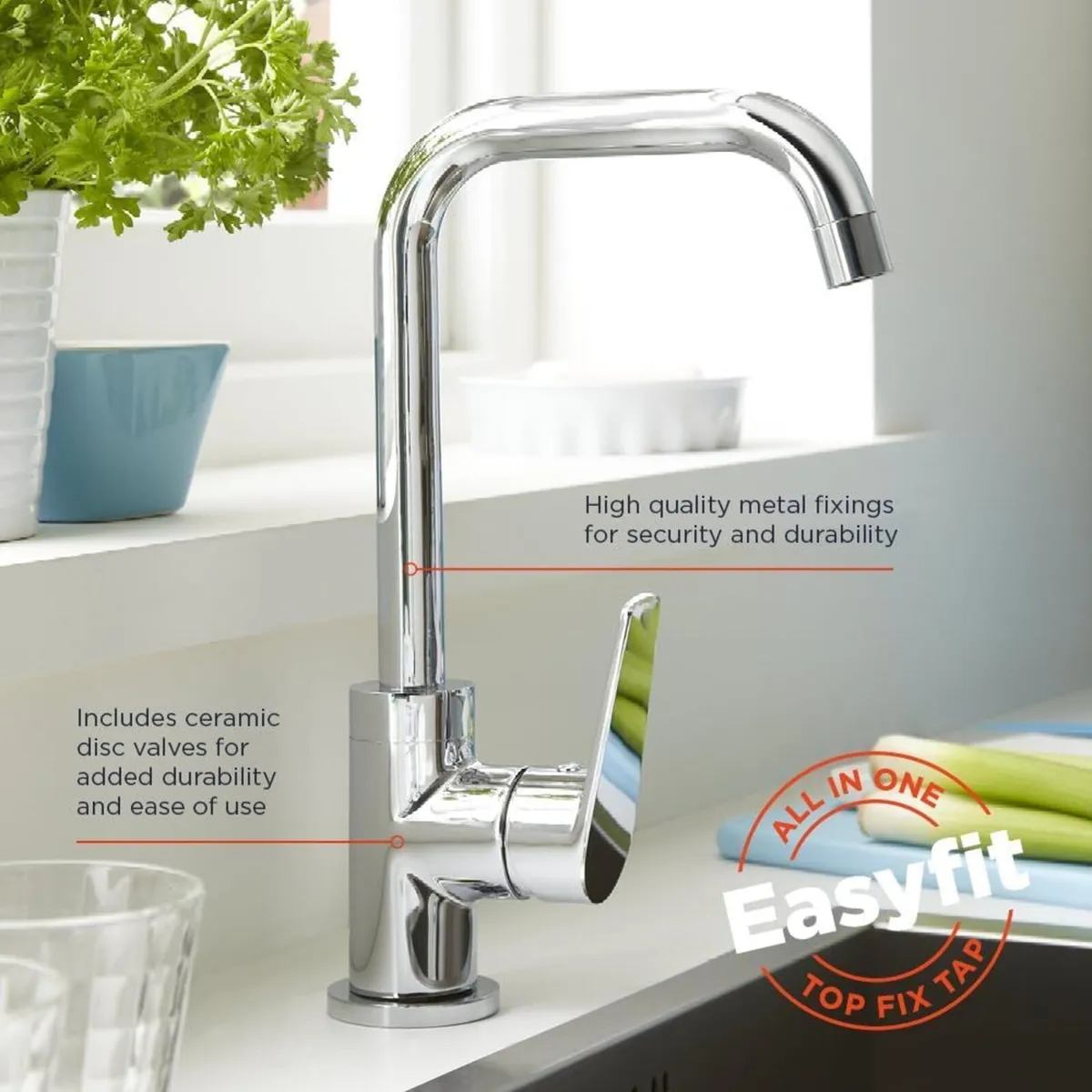 Kitchen Tap Chrome Blb Efsnk C - Image 3