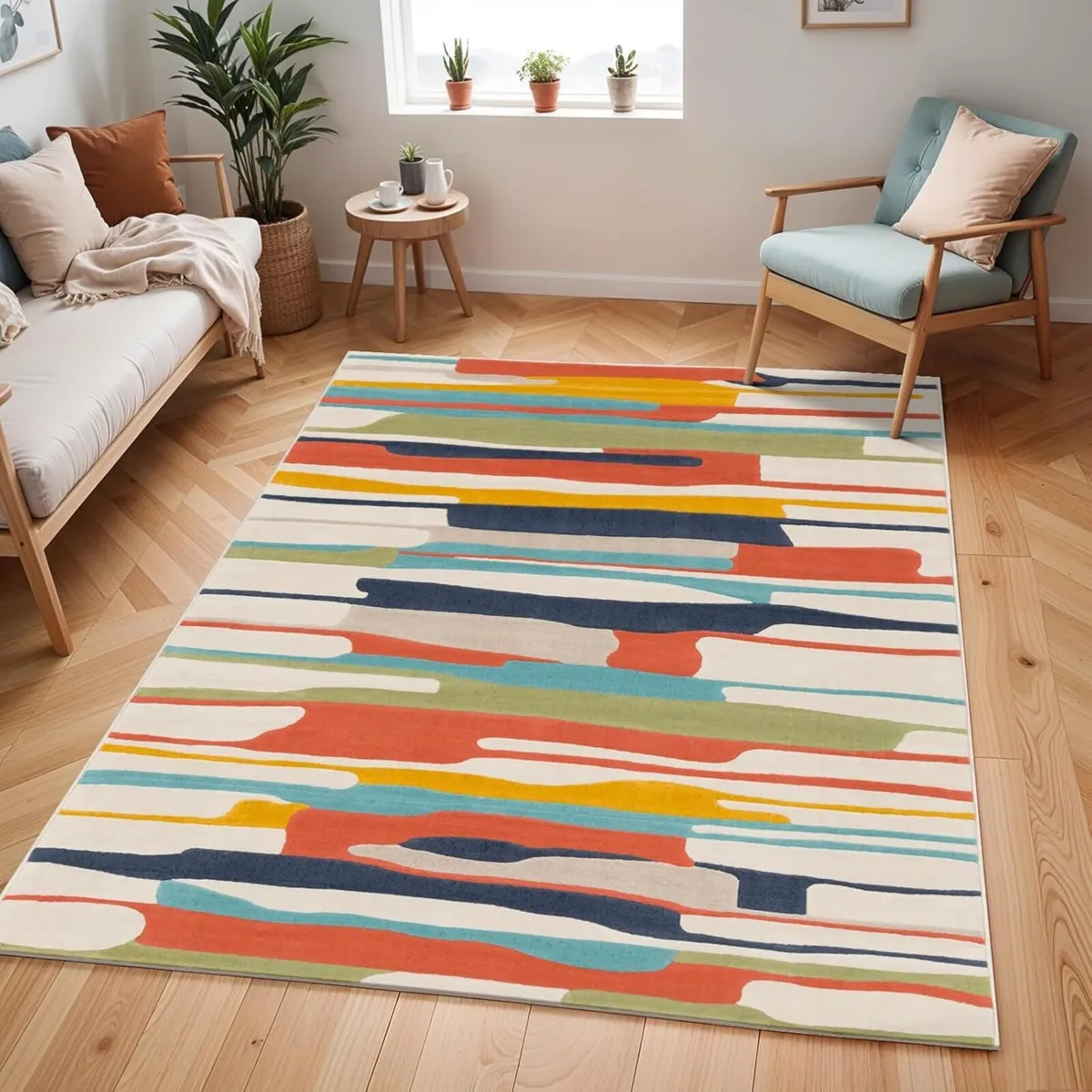 Geometric Rug Kitchen - Image 1