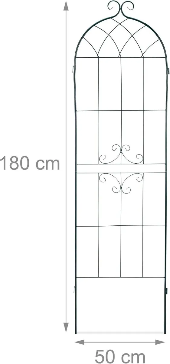 Trellis Metal 180 X 50CM Garden Climbing (Set - Image 4