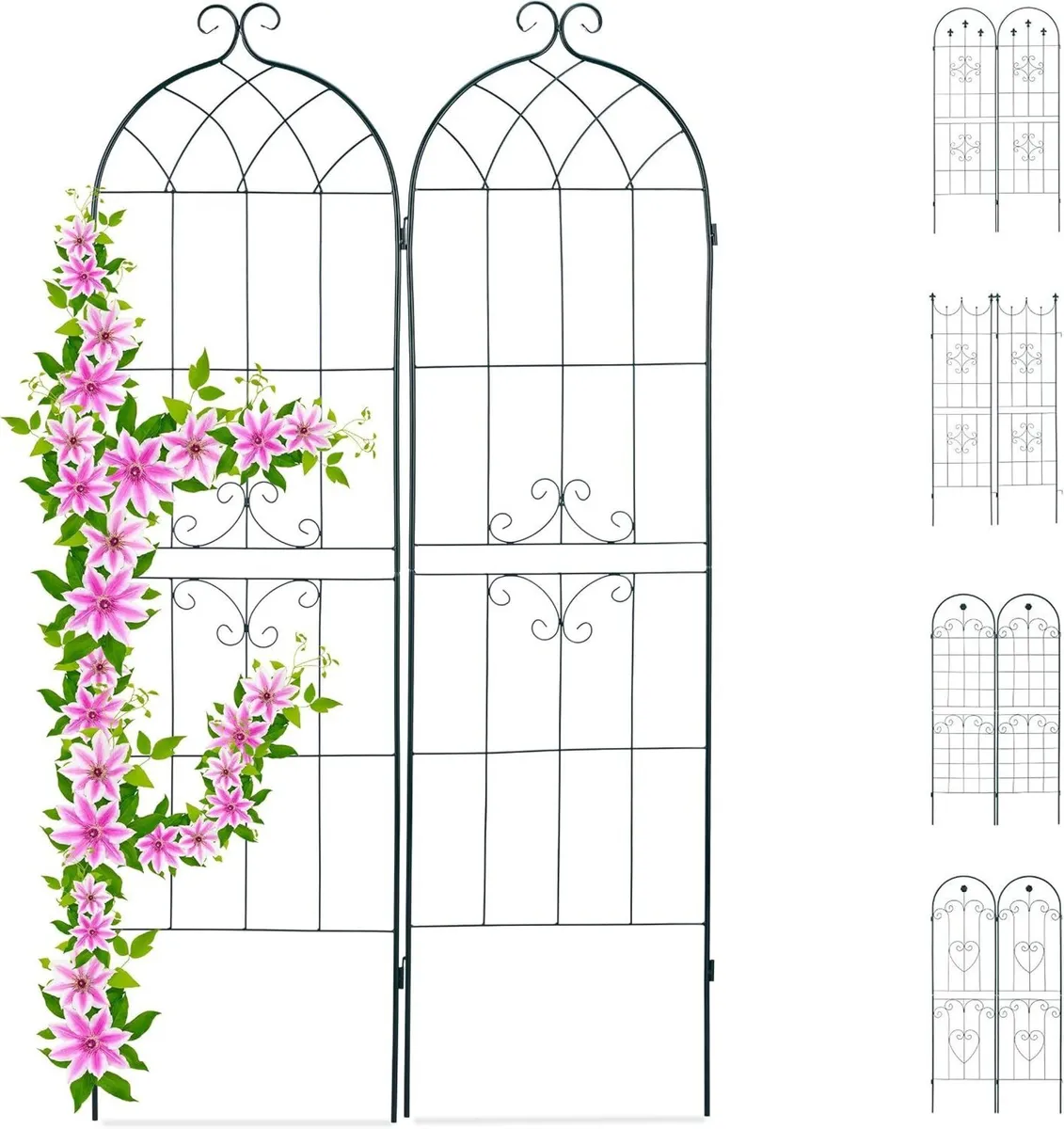 Trellis Metal 180 X 50CM Garden Climbing (Set - Image 1