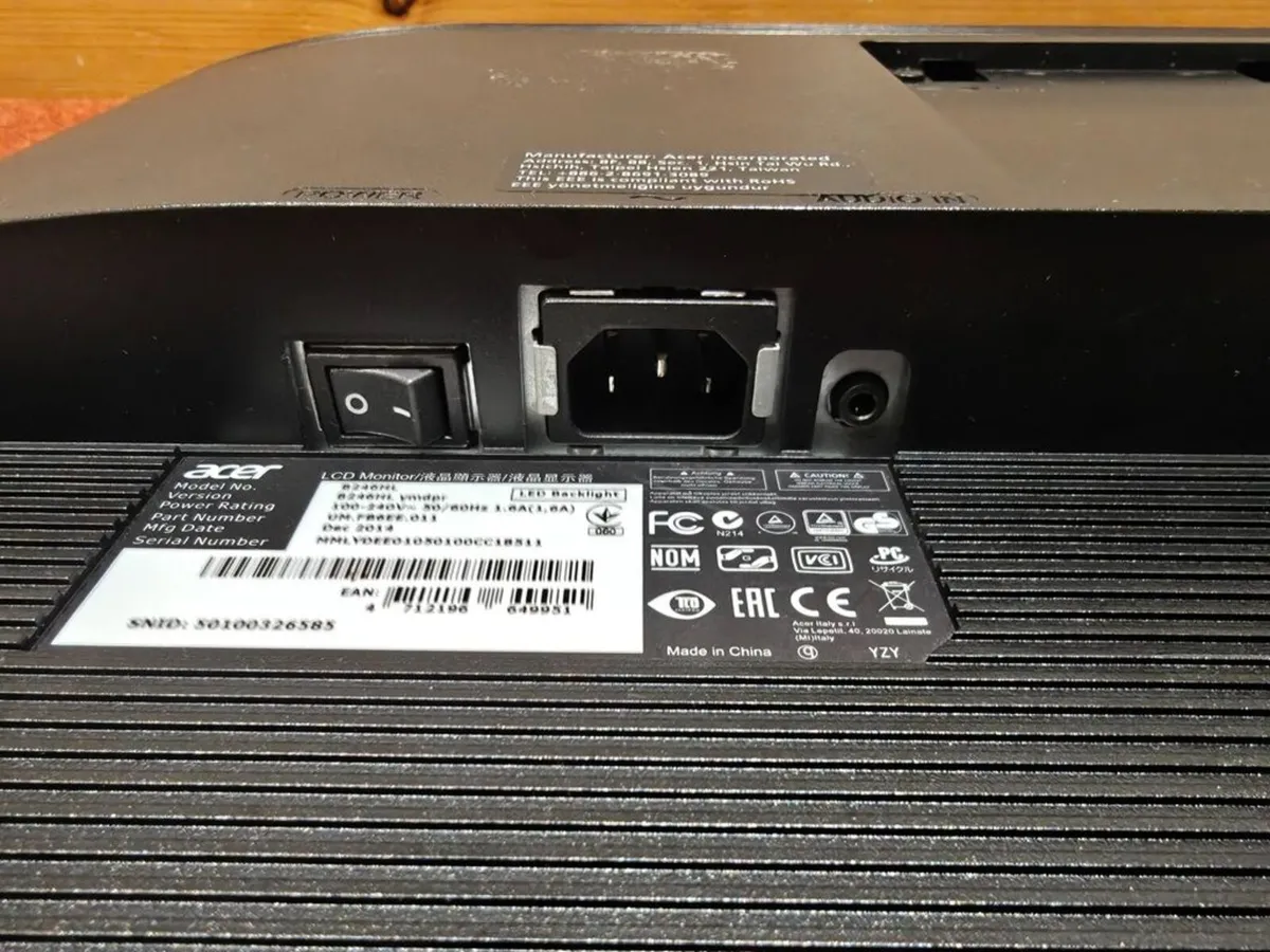 Acer 24-inch FHD Monitor B246HL - Image 2