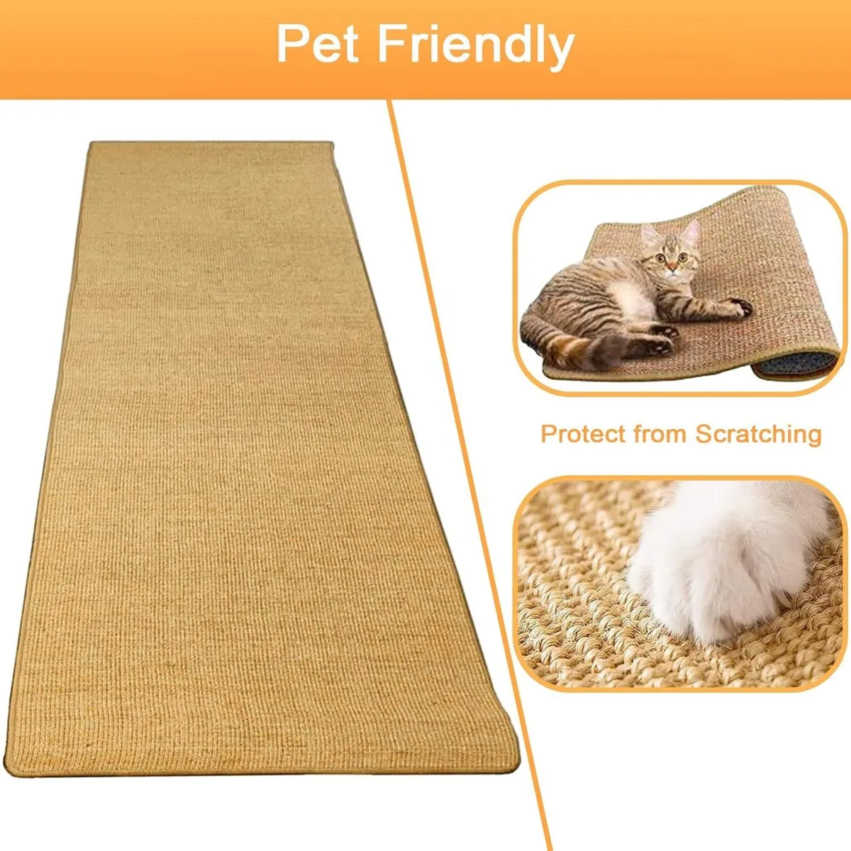 Sisal Runner Rug Woven Carpet - Image 4