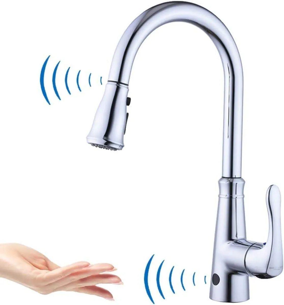 Kitchen Sink Taps Sensor Automatic Mixer Faucet - Image 1