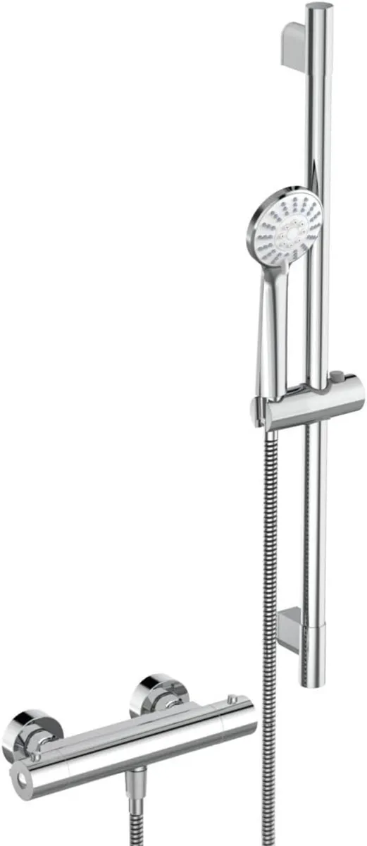 Ecotherm Thermostatic Shower Mixer A7255aa Chrome - Image 1