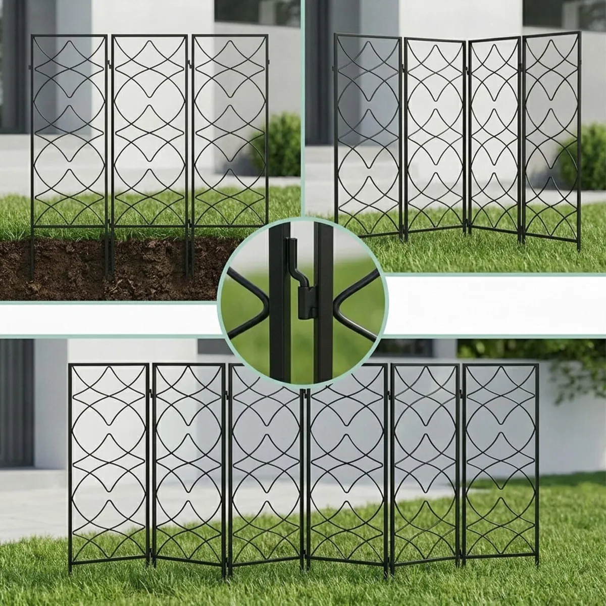 9x Garden Trellises for Plugging Creeper Climbing - Image 3