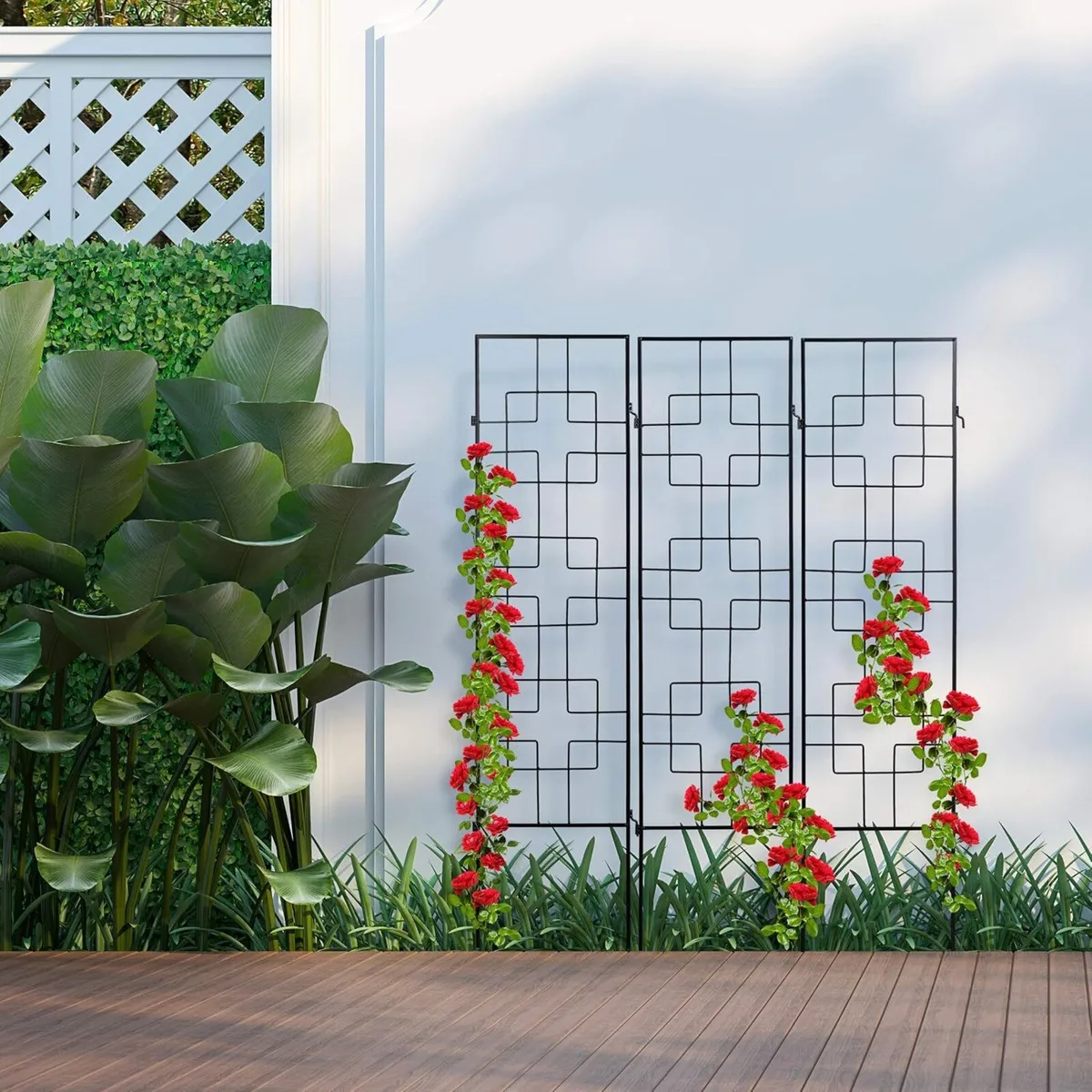 Metal Trellis Push in Support for Climbing Plants - Image 2