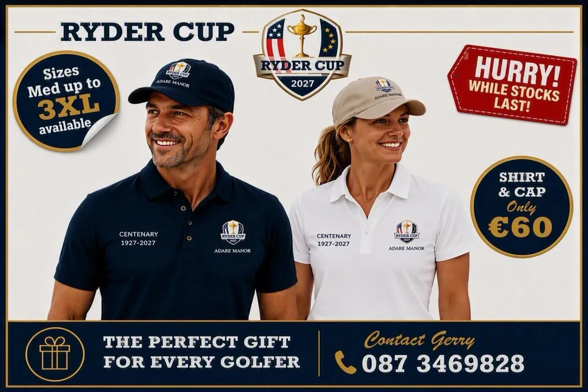 RYDER Cup POLOS And Caps 2027 For Sale - Image 1