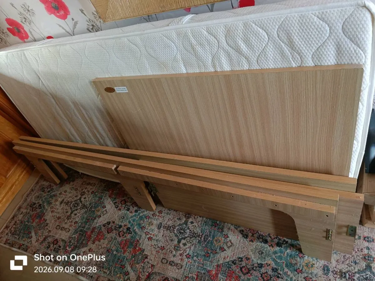 Single bed frame and mattress - Image 3
