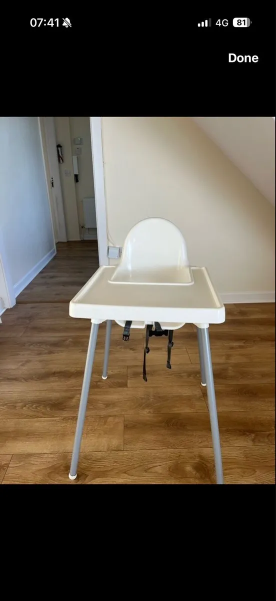 2 x ikea kids feeding chair for sale - Image 1