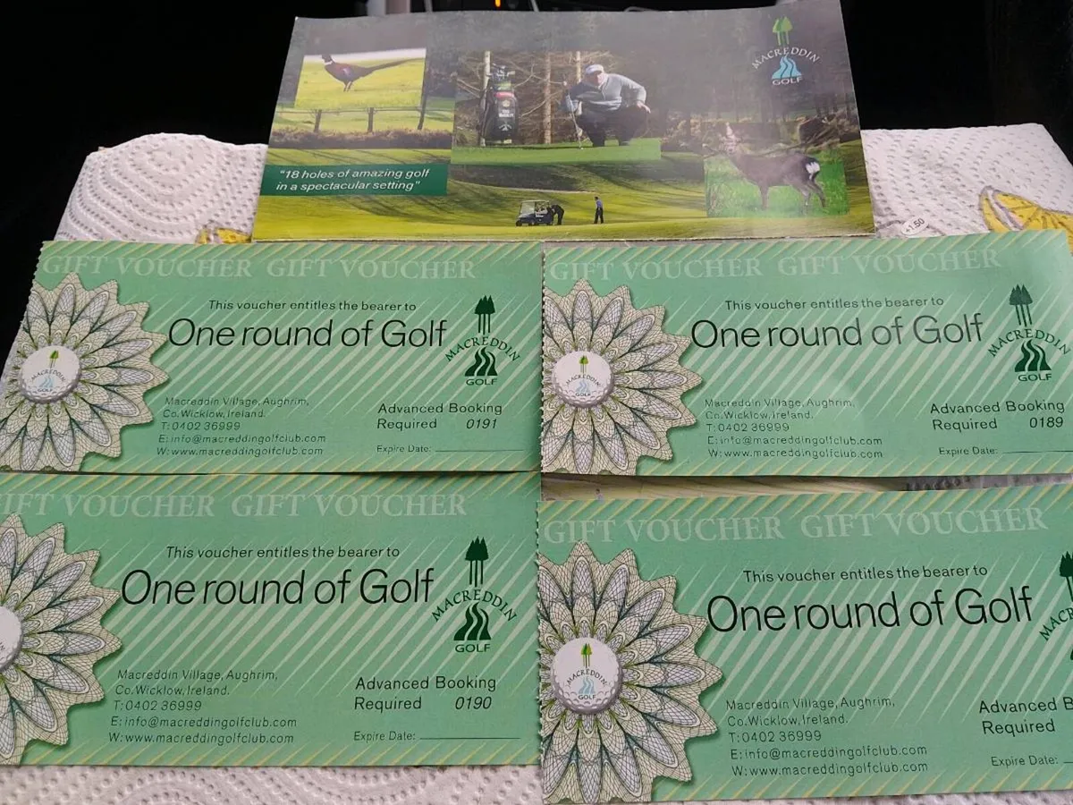 Golf vouchers - Image 2