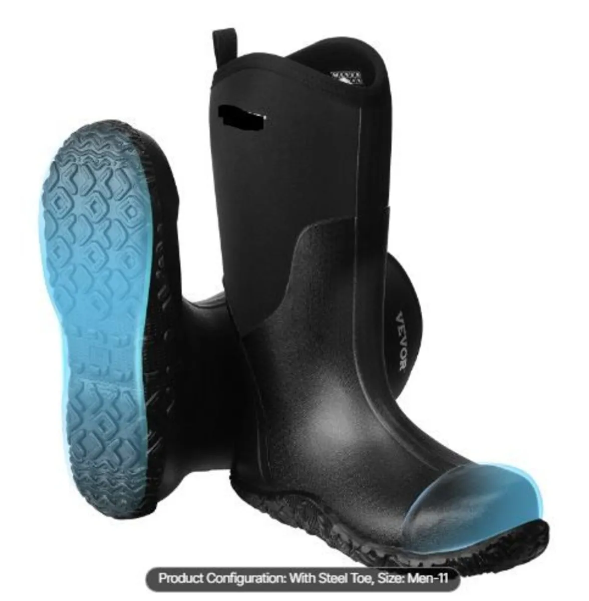 Men's Steel Toe Rubber Boots - Image 3