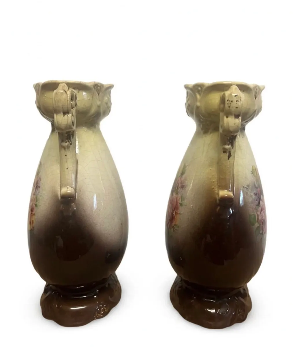 Victorian period vases (pair) - Image 3