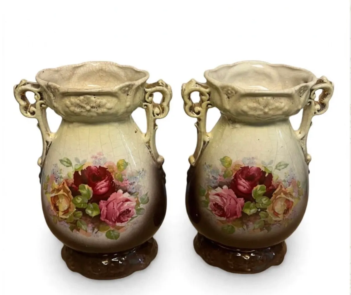 Victorian period vases (pair) - Image 4