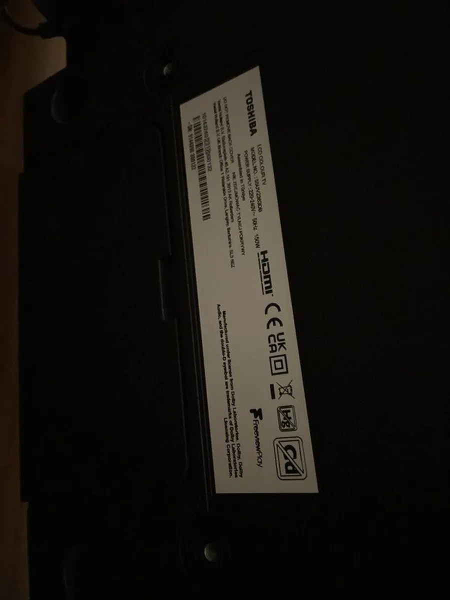 Toshiba 4K 55inch led smart tv HDR - Image 2