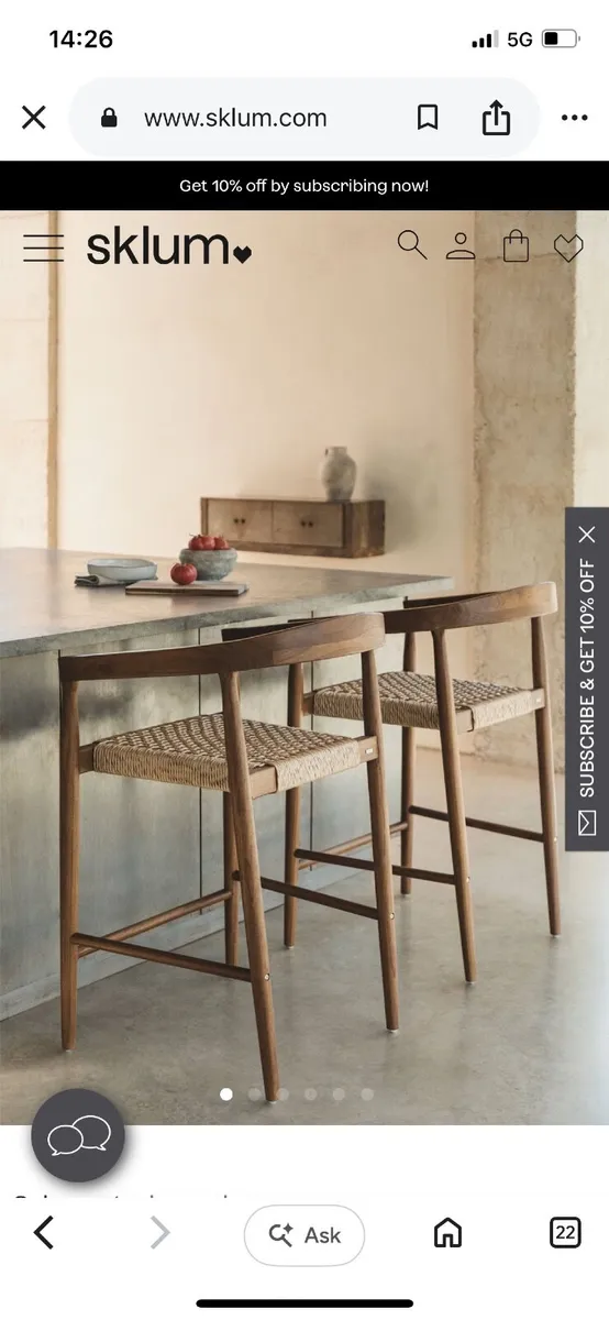 3 Bar stools - Image 3