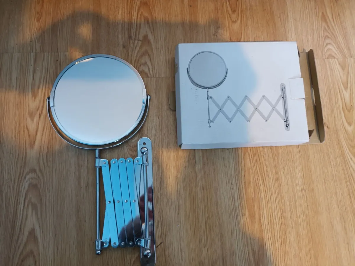 Wall Mounted Two Sided Extendable Mirror - Image 2