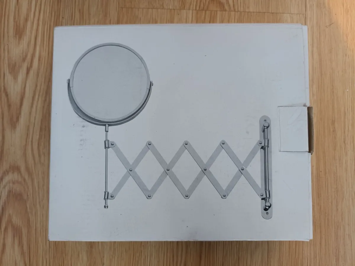 Wall Mounted Two Sided Extendable Mirror - Image 1