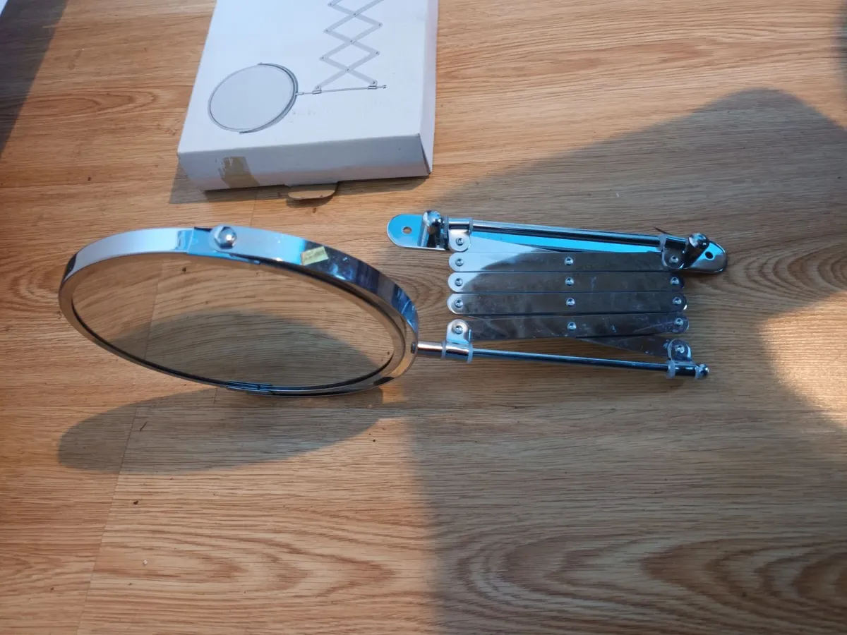 Wall Mounted Two Sided Extendable Mirror - Image 3