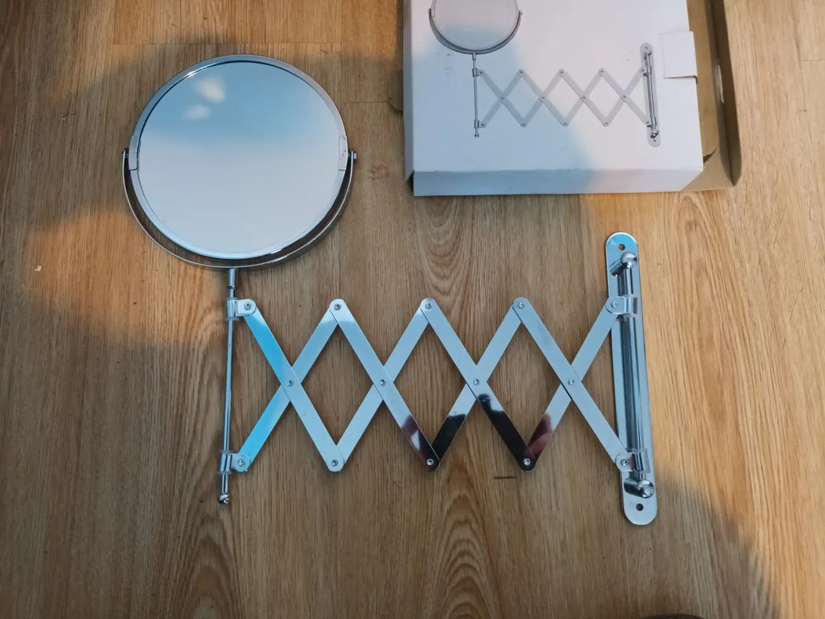 Wall Mounted Two Sided Extendable Mirror - Image 4