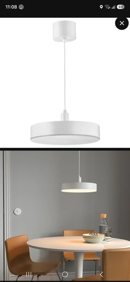 Nymane ceiling light from Ikea - Image 2