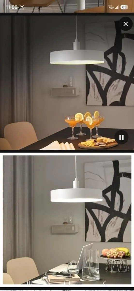 Nymane ceiling light from Ikea - Image 3