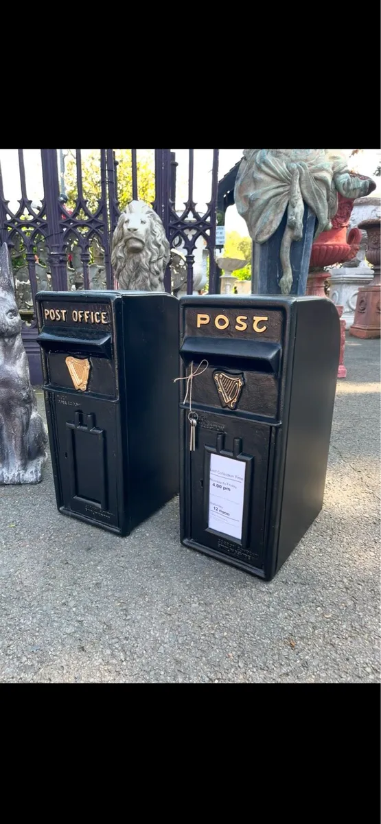 Irish post box building into wall - Image 1