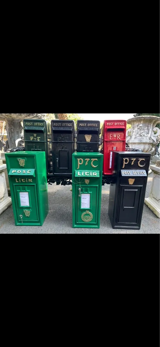 Irish post box building into wall - Image 2