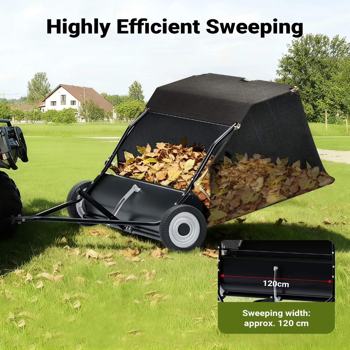 Lawn Leaf sweeper 105cm ..Free Delivery - Image 4