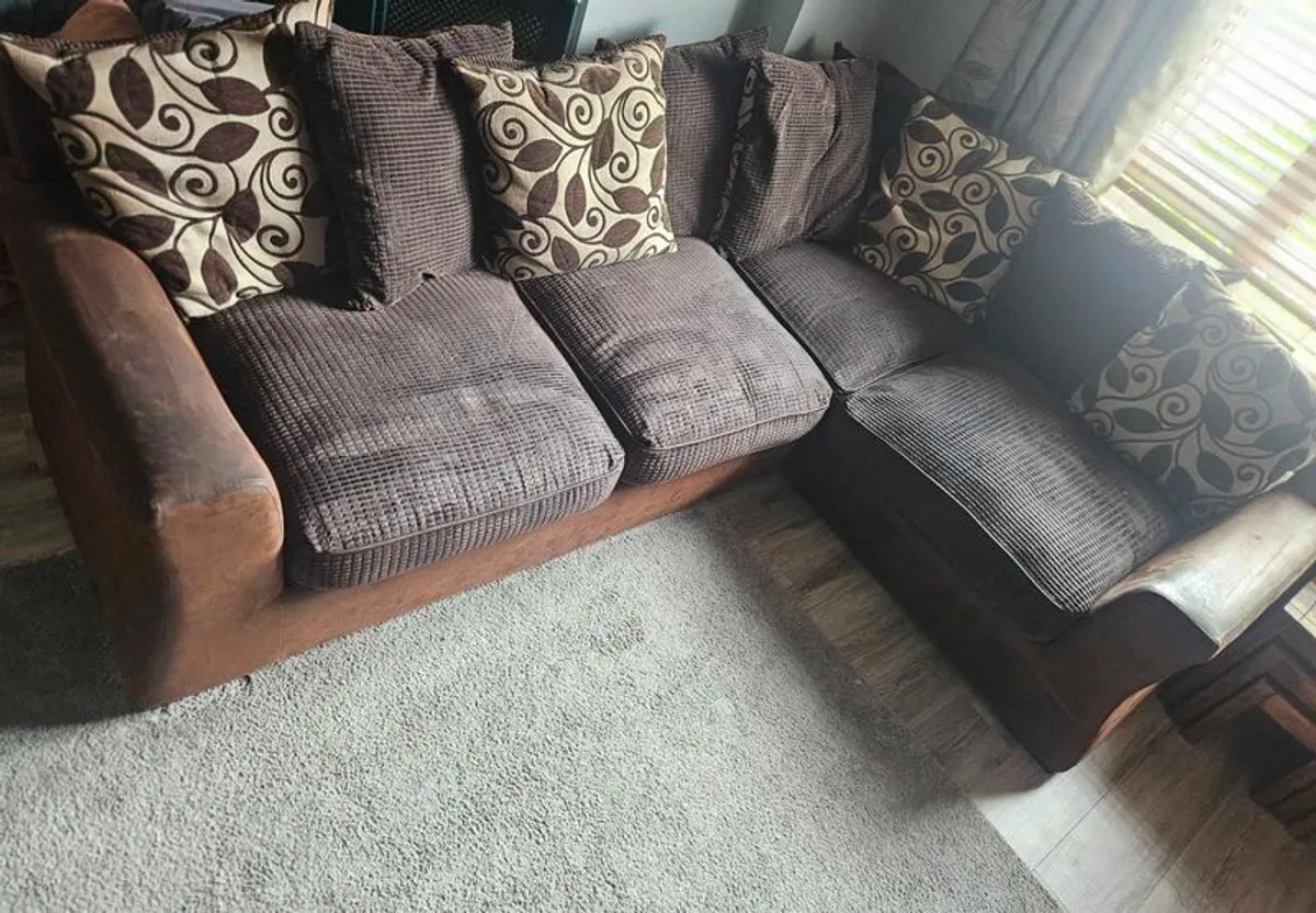 Corner Sofa & Armchair - Image 1