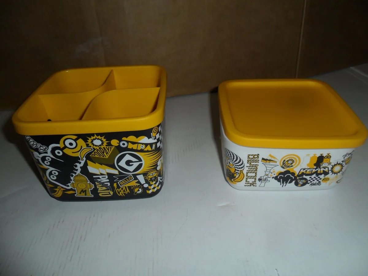 Tupperware cubix set of minions 2pcs - Image 2