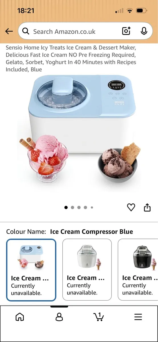 Sensio Ice-Cream Maker - Image 3