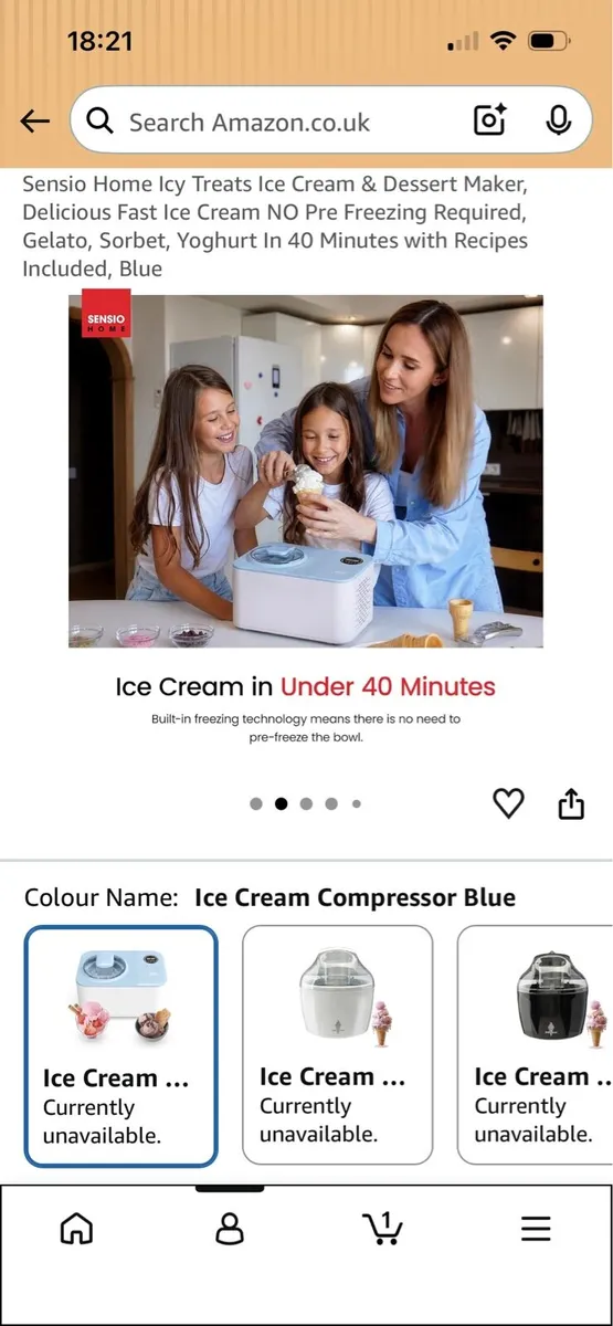 Sensio Ice-Cream Maker - Image 4