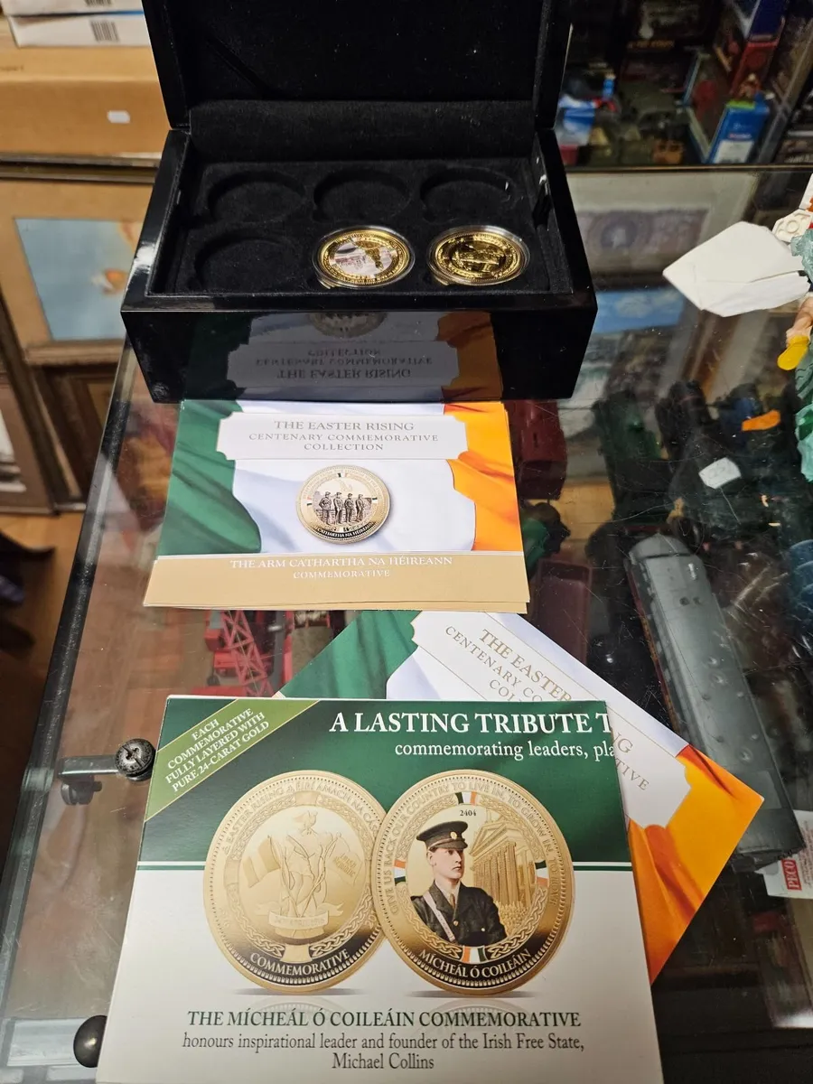 1916 And Michael Collins Commemorative Coins - Image 2