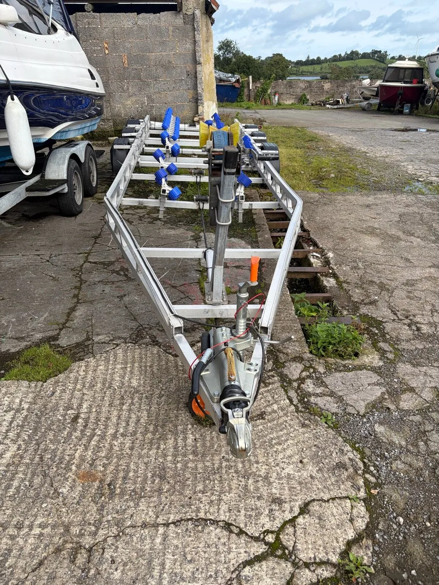 Tri Axle Aluminium Roller Boat Trailer - Image 1