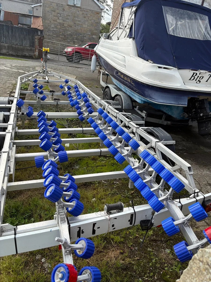 Tri Axle Aluminium Roller Boat Trailer - Image 2